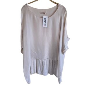 Silk and Sequins! Comfortable Glam from Italy! NWT